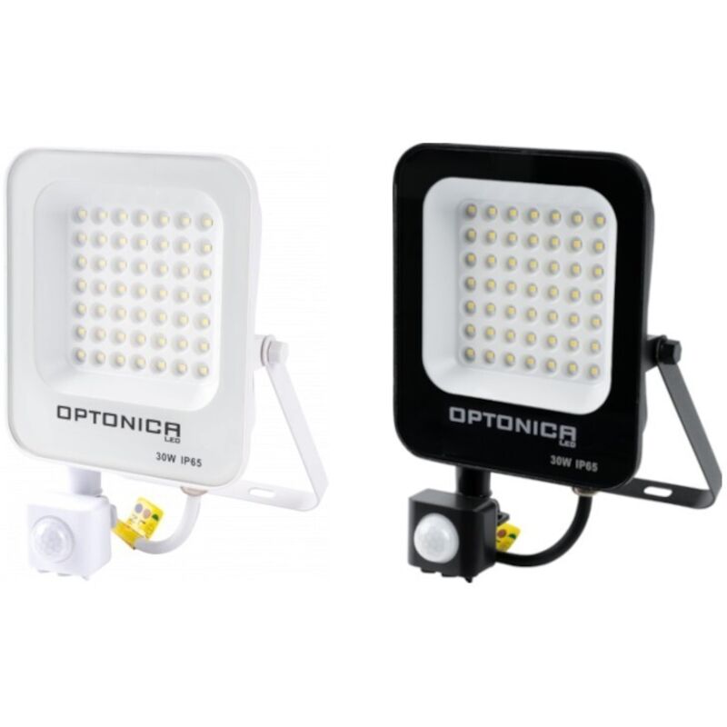 Projecteur led avec Detecteur Blanc 30W Étanche IP65 2700lm Blanc Naturel 4500K Projecteur led avec Detecteur Blanc 30W Étanche IP65 2700lm Blanc Naturel 4500K