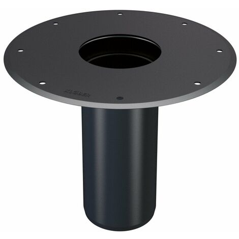 Flachdachablauf Aufstockelement Lüfterunterteil DN 125 PVC-Anschl.