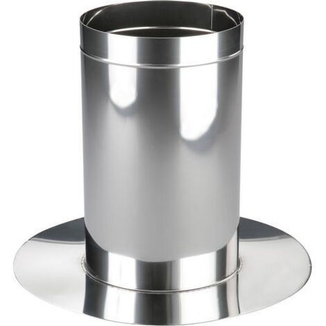 Flachdachflansch DN 225, 0°, 250mm Edelstahl - 7747204944 von Buderus