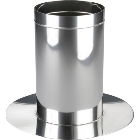 Flachdachflansch DN 350, 0°, 500mm Edelstahl - 7747204946 von Buderus