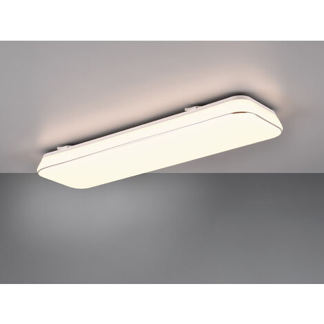 Flache LED Deckenleuchte BLANCA dimmbar, Warmweiß, Breite 60cm