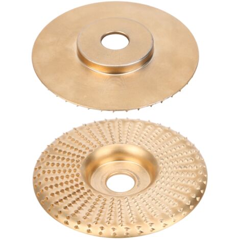 Flache Schleifscheibe mit gerader Kante für Winkelschleifer 100 mm (2 Stück) - Schneiden, Schleifen, Schnitzen