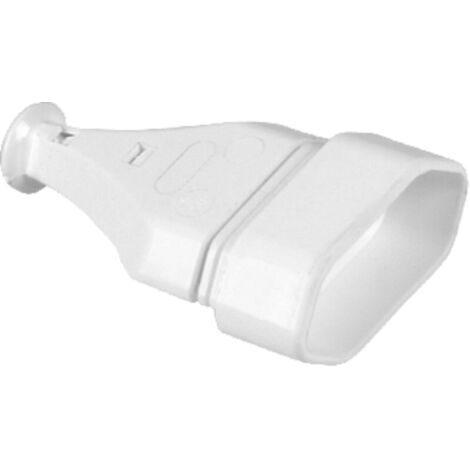 FLACHE STECKDOSE 2,5A 250V ABNEHMBAR WEISS - VT-301-0070