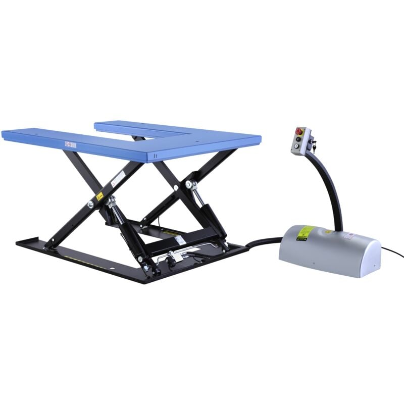 Image of Certeo - HanseLifter Hubtisch htf-u mit U-Profil 380V Tragkraft 1000kg Hubhöhe 840mm