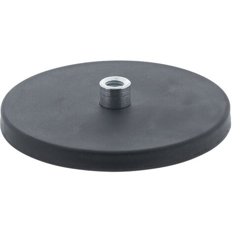 Flachgreifer-Magnet 22mm mit Buchse M4/Gummi FORMAT