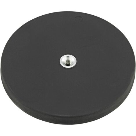 Flachgreifer-Magnet Gummi 88mm m.Stift M8 Beloh