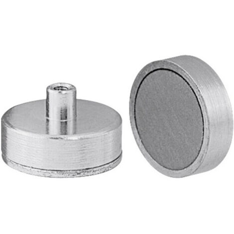 Flachgreifermagnet mit Innengewinde, SmCo5,⌀ 6 mm