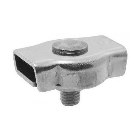 Flachkabelklemme 1 Schraube verzinkter Stahl Ø4 mm VISO - 4 Stück - SCP144SB