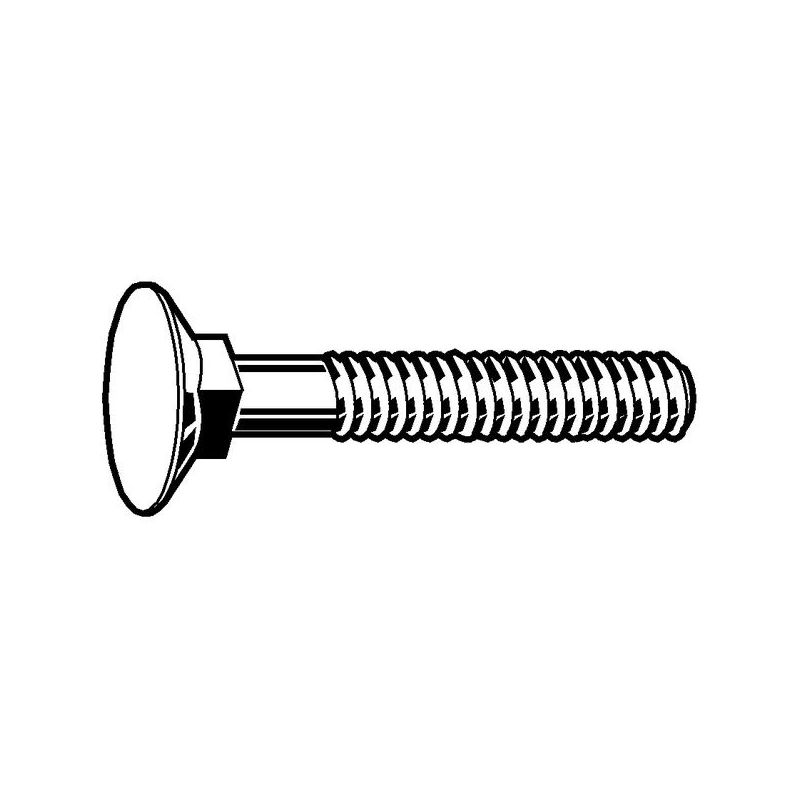 10 St/ück rostfrei Edelstahl A2 Vollgewinde - Schlossschrauben DIN 603 ISO 8677 Flachrundkopf Schrauben Flachrundschrauben mit Vierkantansatz M8 x 30 mm Gewindeschrauben Eisenwaren2000