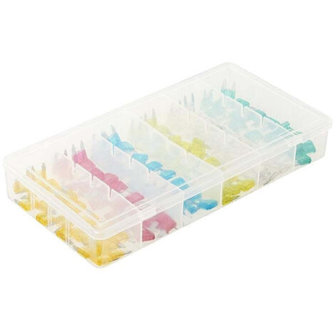 Flachsicherungen mini sortiert 120 stuck in kunststoffbox