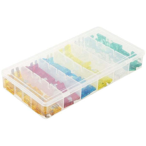 Flachsicherungen standard sortiert 120 stuck in kunststoffbox