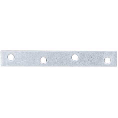 Flachverbinder Länge 120 mm Breite 16 mm Stärke 1,75 mm Stahl sendzimirverzinkt Anzahl Löcher 4