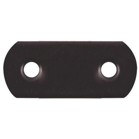 Flachverb.L.37mm B.16mm S.1,5mm STA schwarz ku.-besch.