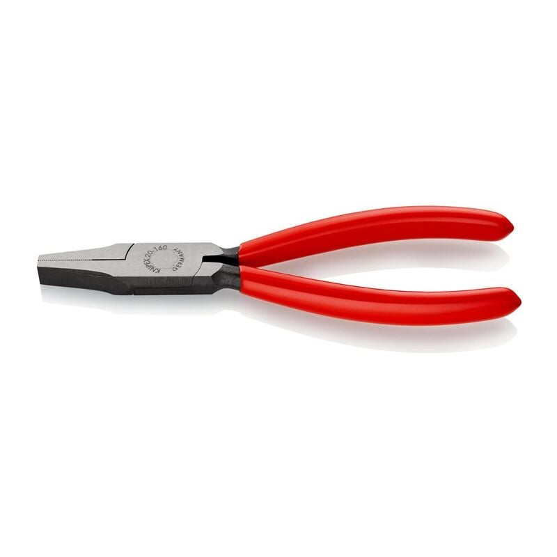 Image of 20 01 160 Flachzange din iso 5745 Gesamtlänge 160 mm Kopf poliert schwarz - Knipex