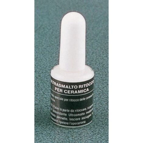 flacon 10 ml de mastic A mail pour retoucher la cA ramique blanche avec pinceau