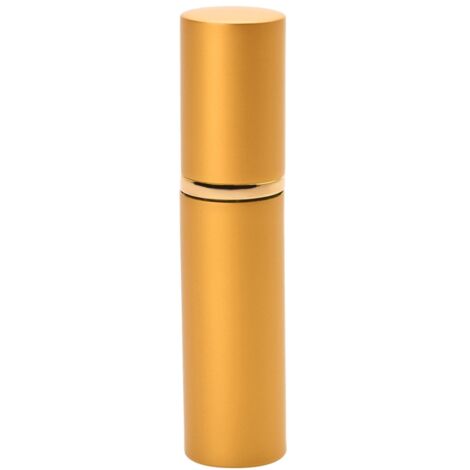Flacon à parfum rechargeable 10ml, atomiseur vide portable pompe doré pour lotion