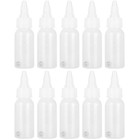 Flacon à peinture vide 30ml avec échelle graduée, résistant à la corrosion pour pigments et condiments