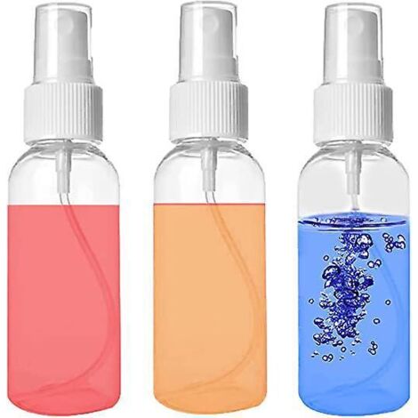 flacon Arosol 50 Ml (3 Pices,  L'exclusion Du Liquide) Brouillard Fin Petite Mini Bouteille En Plastique Transparente Rechargeable Vide, Trs Appro