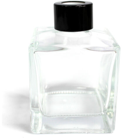 Flacon Carré et Couvercle Diffuseur - 200ml- Vendu par 1