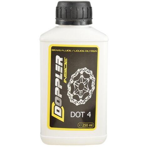 Flacon de 250ml de liquide de frein DOT 4 Doppler pour moto