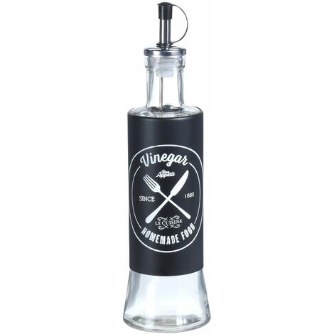 Flacon de table avec distributeur, 300 ml, verre