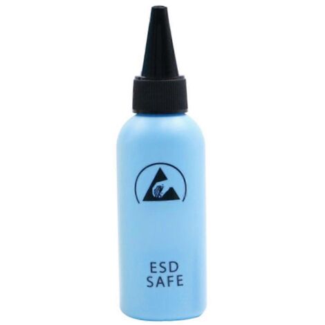 flacon distributeur ESD de 60 ml pour solvant en plastique bleu