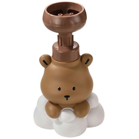 Flacon-pompe, distributeur de savon mousse en forme d'ourson, rechargeable pour salle de bain-AquaForge