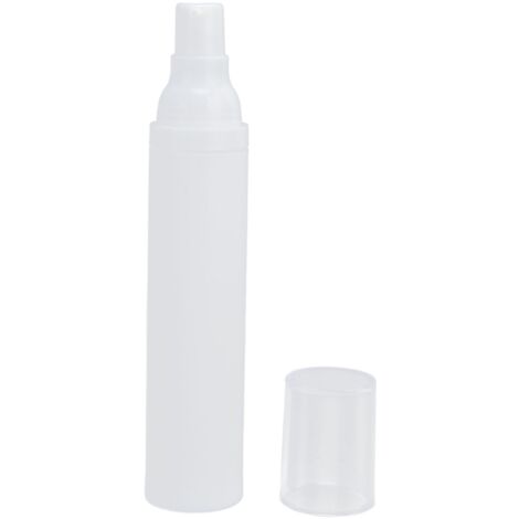 Flacon pompe vide 50ml PETG givré pour crème solaire et lotion
