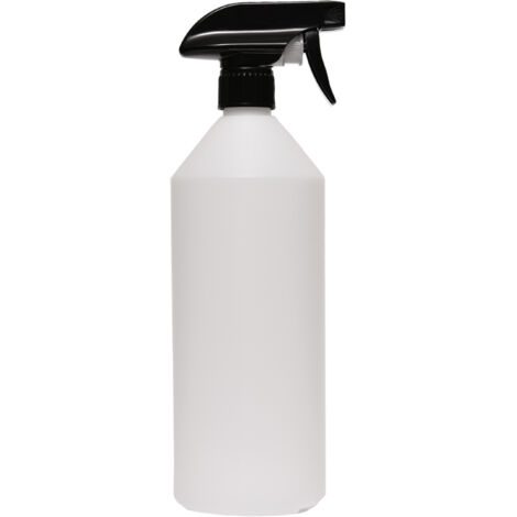 Flacon pulvérisateur - 1L - Blanc mat - Résistant aux produits chimiques - Pratique et efficace