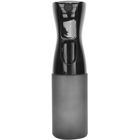 Flacon pulvérisateur 200ML rechargeable pour brumisation continue - Soin cheveux, jardinage et peau - Noir