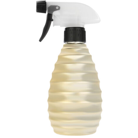 Flacon pulvérisateur 350ml rechargeable pour coiffure - Vaporisateur professionnel doré pour salon