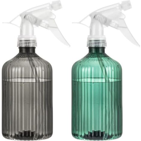 Flacon pulvérisateur 500 ml, bouteilles en plastique vaporisateur, flacon spray vide, 3 modes, pour jardinage, nettoyage, intérieur,