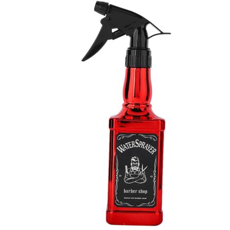 Flacon pulvérisateur 500ml pour soins capillaires, coiffure et jardinage - Rouge