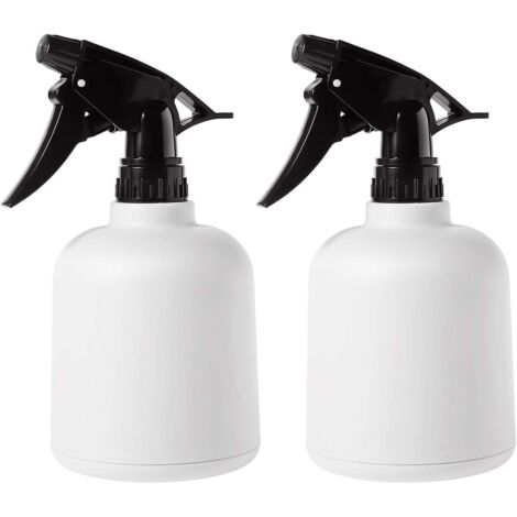 Flacon pulvérisateur à brume fine 2PCS 600ml (blanc)-Fei Yu