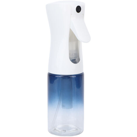 Flacon pulvérisateur bleu dégradé 200ml, rechargeable et durable pour soins capillaires et nettoyage