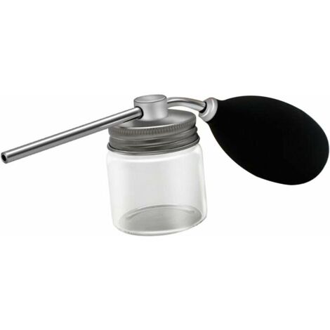 Flacon pulvérisateur de talc pour barbier, coiffeur, talc