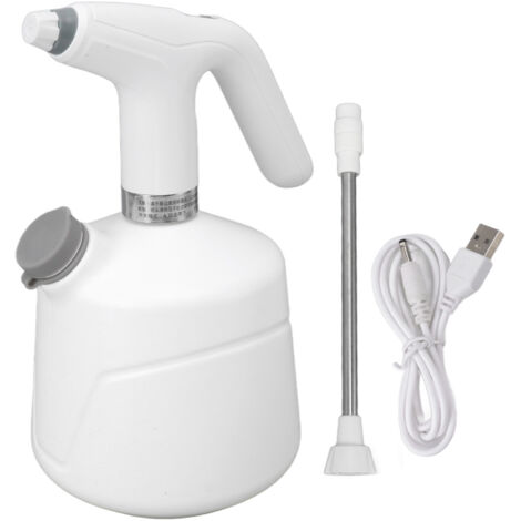 Flacon Pulvérisateur électrique, Mini Flacon Pulvérisateur Automatique Silencieux pour Le Nettoyage de Voiture à la Maison (Blanc).