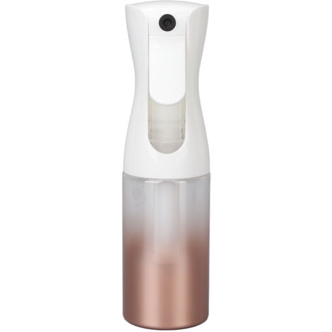 Flacon pulvérisateur fin multifonction 200ml or rose pour soins de la peau, jardinage, coiffure et nettoyage
