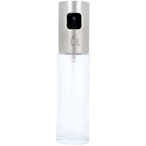 Flacon Pulvérisateur Inox 100ml pour Huile et Assaisonnement - Ustensile de Cuisine