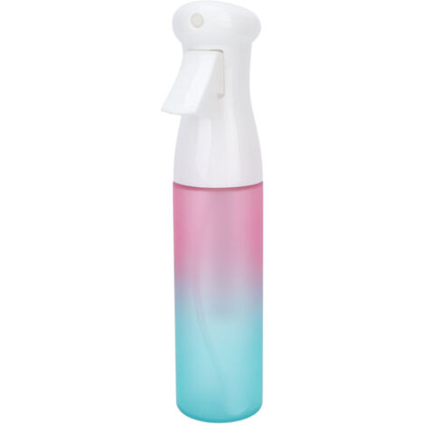 Flacon pulvérisateur multifonction 300ml pour coiffure et nettoyage, brumisateur fin continu rose et vert