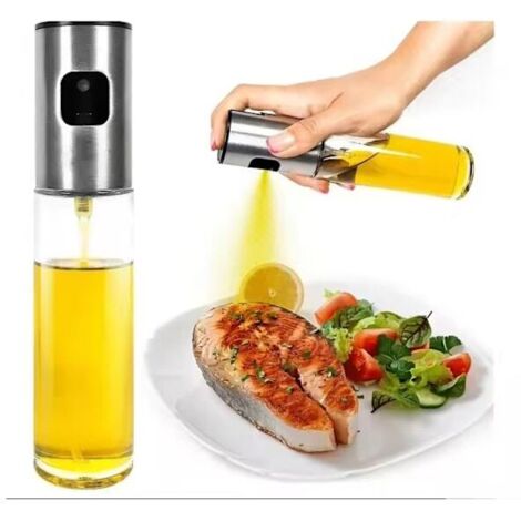 Flacon pulvérisateur pour huile et vinaigre – 100 ml Argent