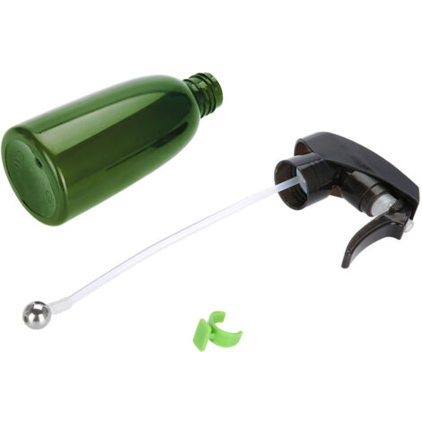 Flacon pulvérisateur rechargeable pour coiffure - Outil salon et barbier vert foncé