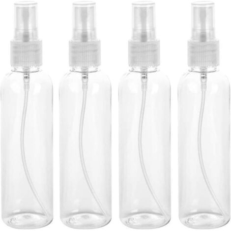 Flacon pulvérisateur transparent portable 4PCS