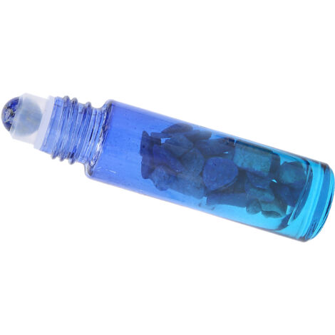 Flacon Roller en Verre 10ml pour Aromathérapie, Récipient à Bille Bleu Clair pour Huiles Essentielles