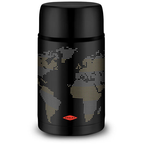 Flacon solide 1000 Ml Carte du monde brand Oroley