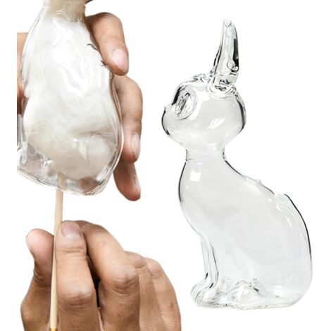 Flacon souvenir pour poils d'animaux Bouteille de rangement