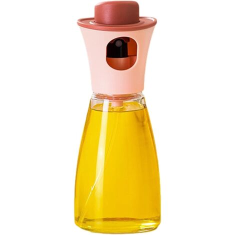 Flacon vaporisateur d'huile d'olive 180ml 16.8x2x6.3cm (rose)