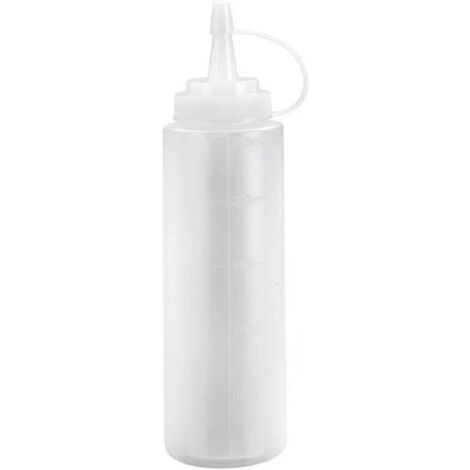Flacon Verseur Souple Plastique Blanc 240ml