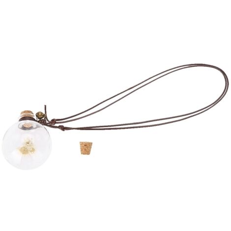 Flacon Vide Parfum Voiture avec Fleur Suspension Rafraîchissant Air Décor Auto 3.5 cm