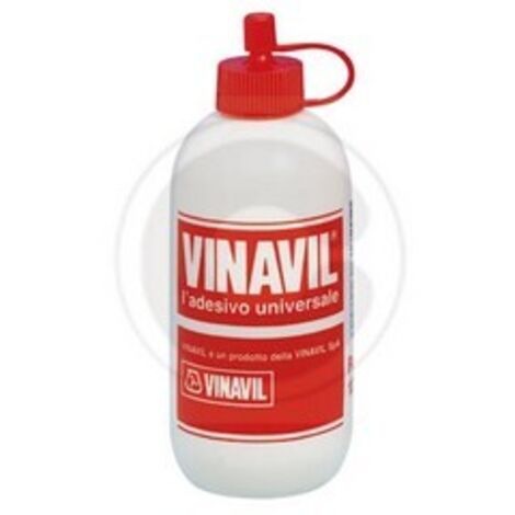 flacone di colla vinavil da 250 gr adesivo vinilico inodore per legno carta ecc